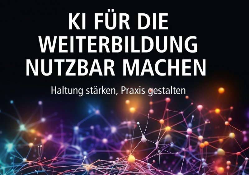 Name der Veranstaltung auf schwarzem Untergrund und farbigen Kreisen