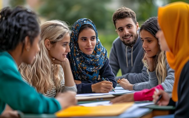 Beruf + Arbeit | Schulische + Sprachliche Bildung | Menschen